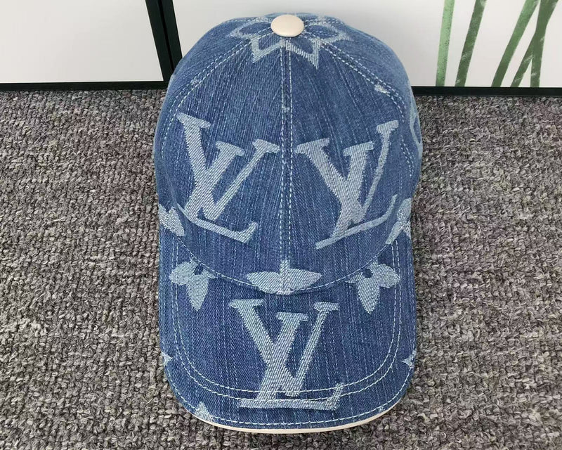 Boné Louis Vuitton Monogram Denim Azul Premium Edição Street Luxury - Versat outlet