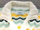 Kit Casablanca Paris Tricô Zig Zag Amarelo e Verde - Versat Outlet