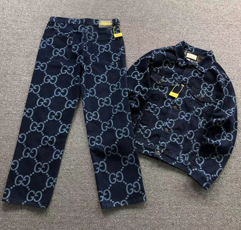 Gucci GG Monogram Denim - all over print - Versat Outlet