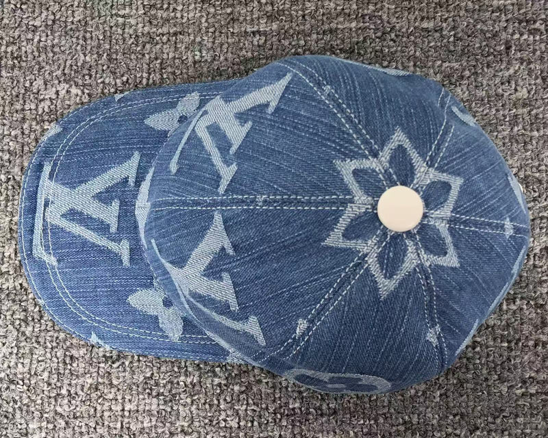 Boné Louis Vuitton Monogram Denim Azul Premium Edição Street Luxury - Versat outlet