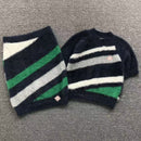 Casablanca-Mohair Striped Knit – Conjunto Tricot Premium - Versat Outlet