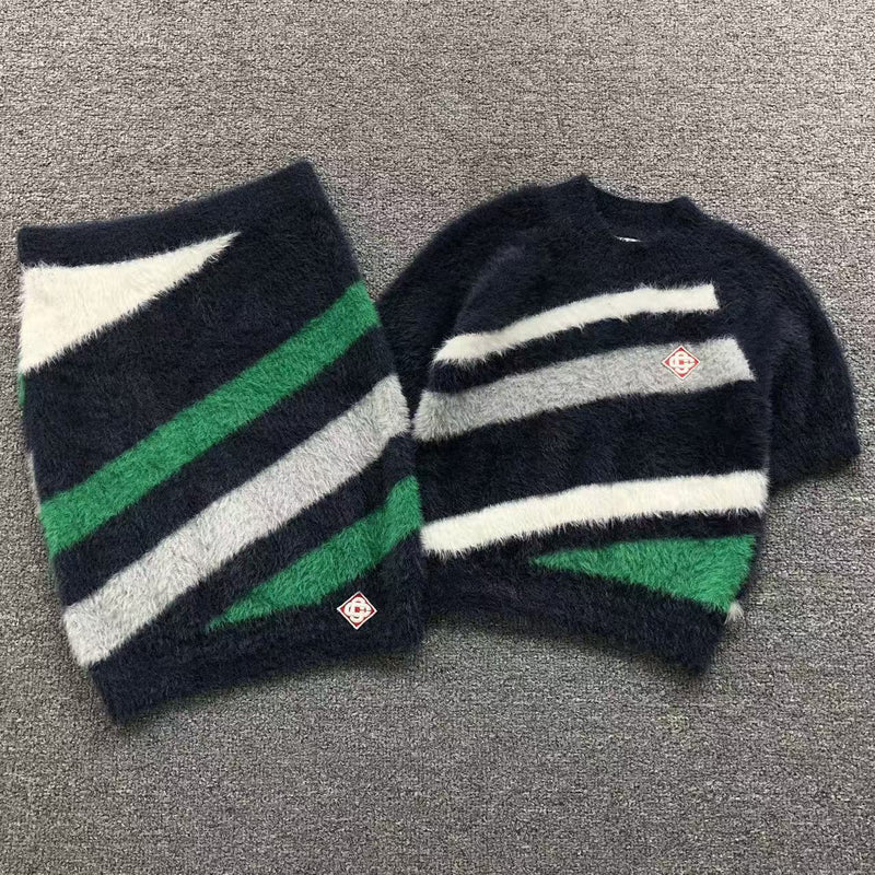 Casablanca-Mohair Striped Knit – Conjunto Tricot Premium - Versat Outlet