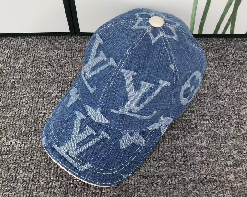 Boné Louis Vuitton Monogram Denim Azul Premium Edição Street Luxury - Versat outlet