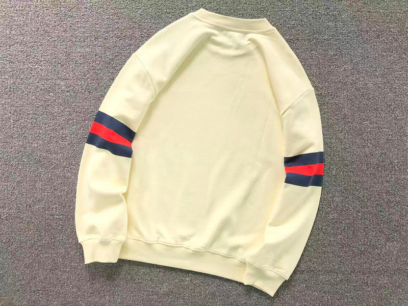 Moletom Gucci Off White – Listras Vermelha & Azul - Versat outlet