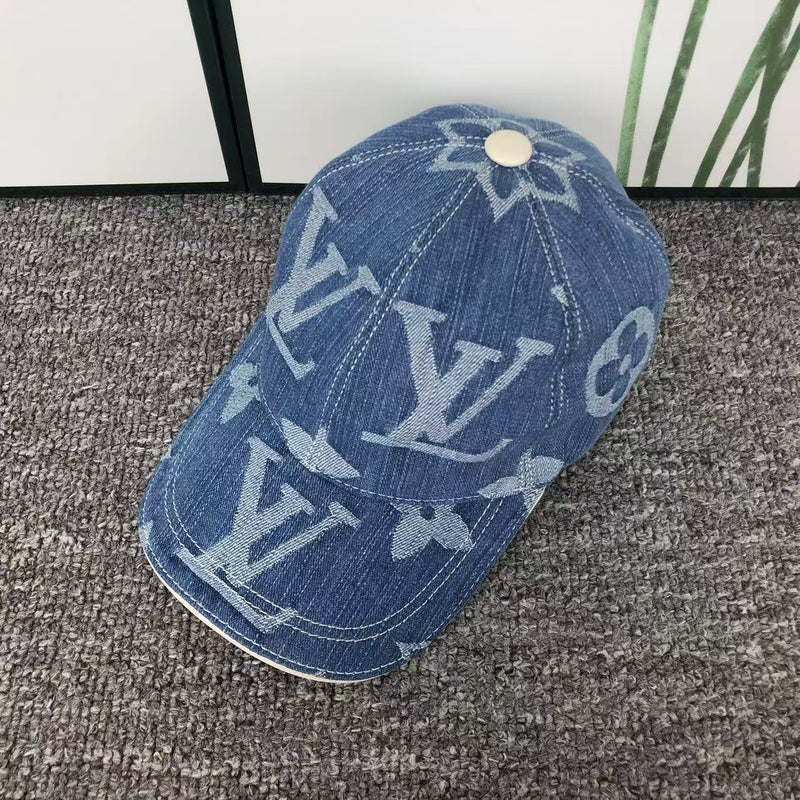 Boné Louis Vuitton Monogram Denim Azul Premium Edição Street Luxury - Versat outlet