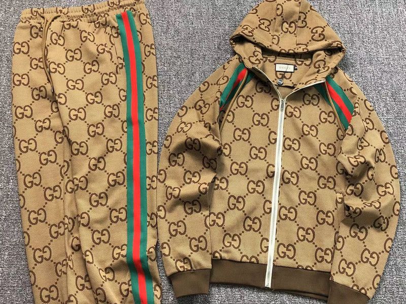 Gucci GG Supreme Monogram Tracksuit Set - Versat Outlet
