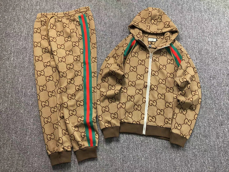 Gucci GG Supreme Monogram Tracksuit Set - Versat Outlet