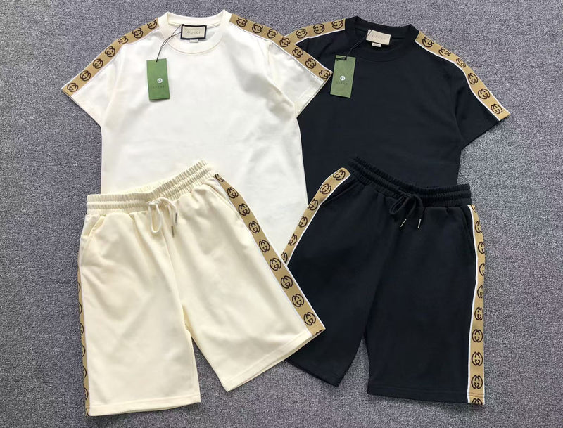 Gucci Side-Logo Track Set Tee & Shorts - Versat Outlet