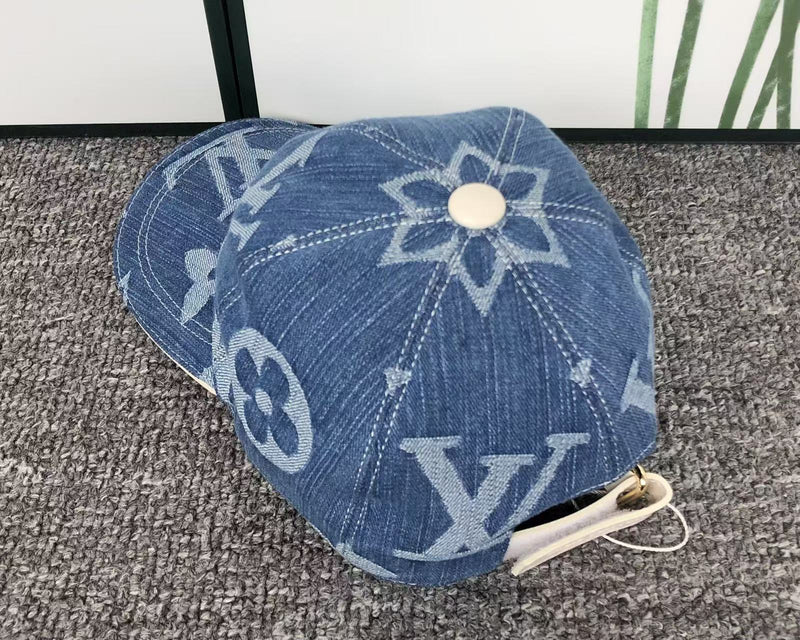 Boné Louis Vuitton Monogram Denim Azul Premium Edição Street Luxury - Versat outlet