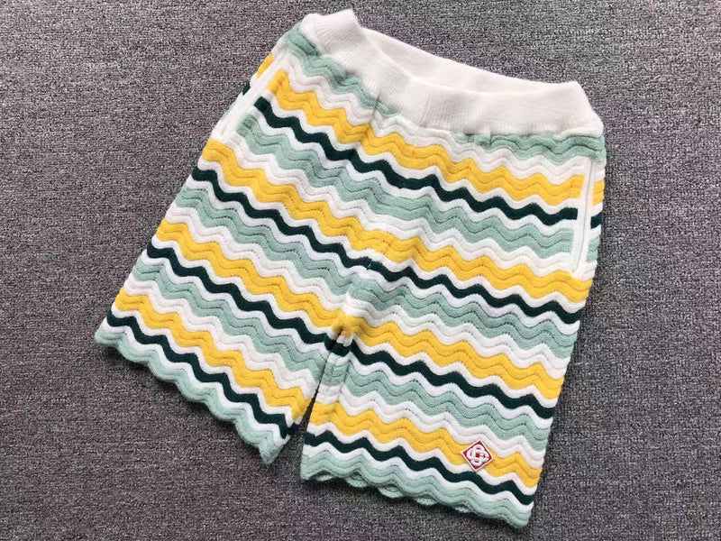 Kit Casablanca Paris Tricô Zig Zag Amarelo e Verde - Versat Outlet