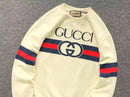 Moletom Gucci Off White – Listras Vermelha & Azul - Versat outlet