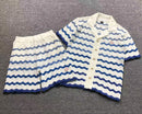 Casablanca Knit Wave Set