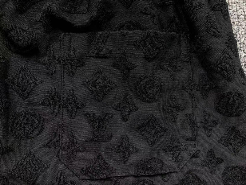 Kit Louis Vuitton Monogram Velour Preto e Off White - Versat Outlet
